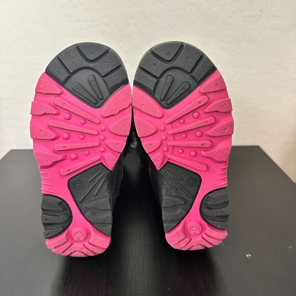 Kamik Kids Purple/Pink Snowgypsy Faux Fur Lined Winter Snow Boot Size 2 - Picture 9 of 12